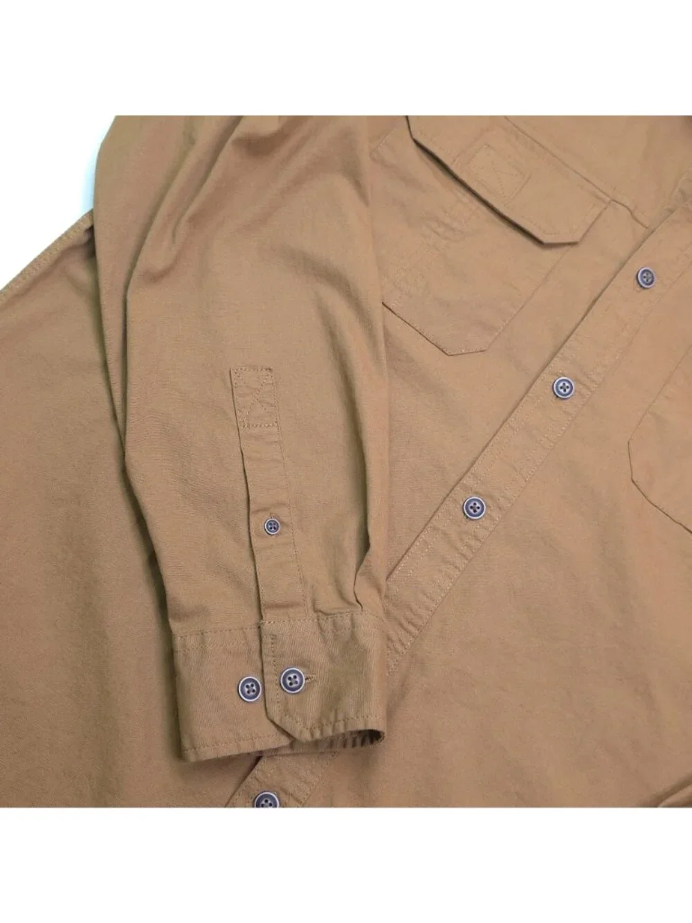 Lee Premium Select Classic Fit Stretch Long Sleeve Button-Up Shirt Tobacco Large